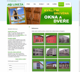 Lineta a.s. - výroba oken a dveří